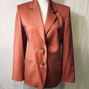 CINZIAERRE coral blazer size Medium